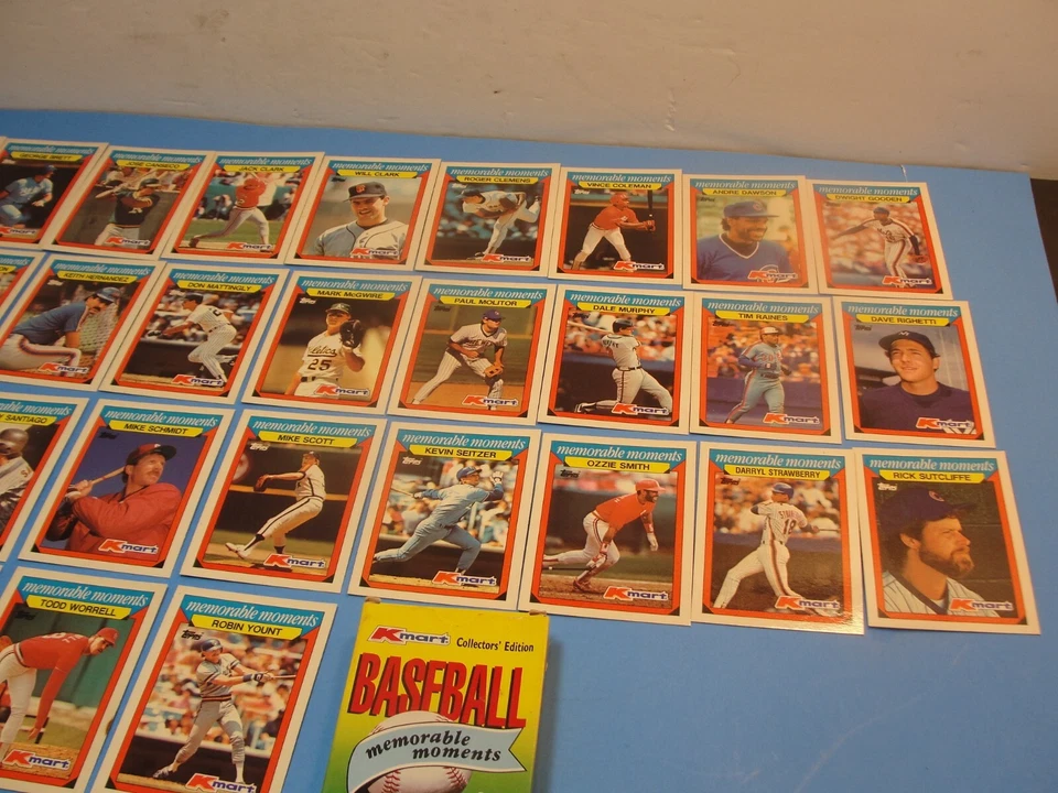 1988 Topps Kmart Memorable Moment,12 Flur Of Bauerntruhe IN Das 33 Karte - Bild 3 von 4