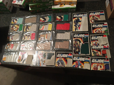 Vintage GI Joe 21 File Cards 1984-1991 Rat Shockwave Thunder BATS Pig Law Fridge