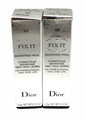 Dior Fix It Backstage Pros 2-In-1 Prime Conceal