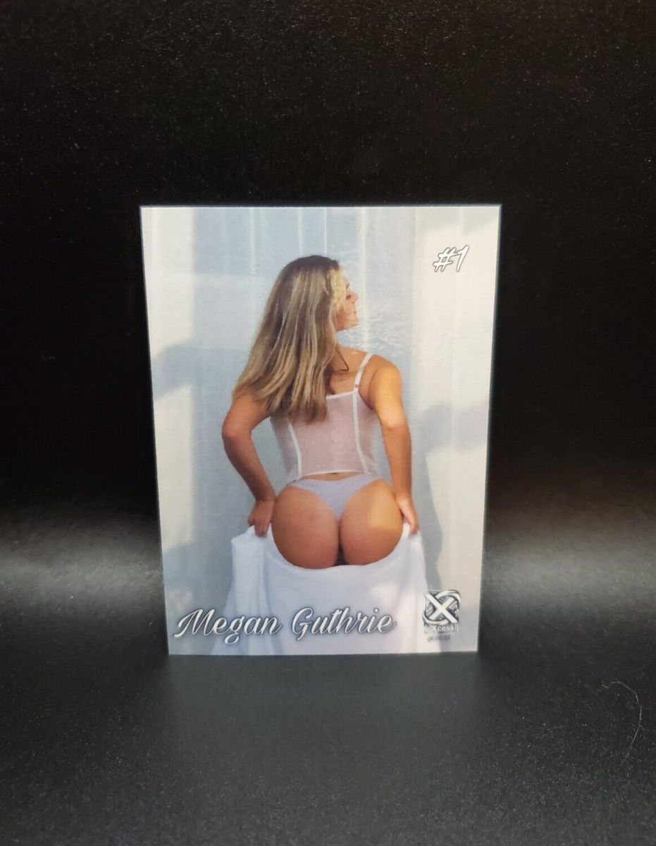 A custom art card featuring Megan Guthrie