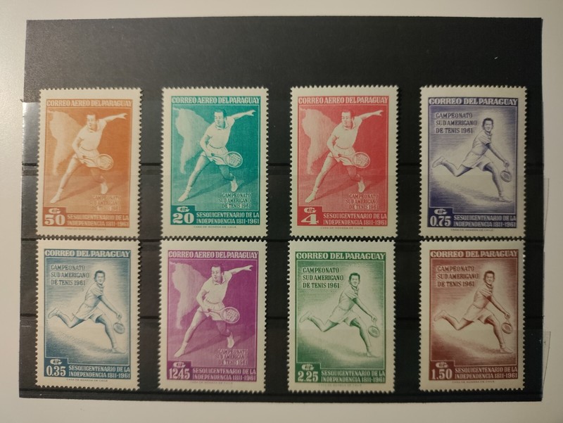 1961 Paraguay Stamps(Tennis Championship of South Amarica'61 ),MNH,OG