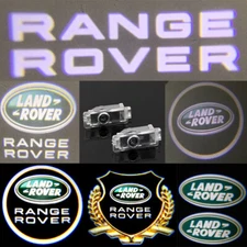 2X LED 3D Door Welcome Courtesy Ghost Shadow Lights For Range Rover 2003-23