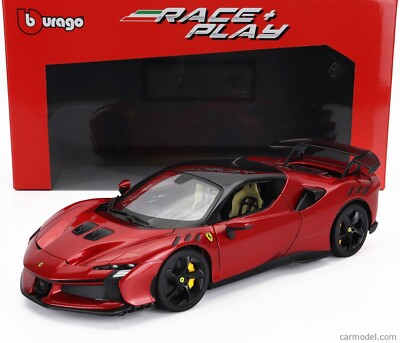 BURAGO 1:18 FERRARI SF90 XX STRADALE 2024 IN ROSSO MAGMA ROT SELTENES MODELL