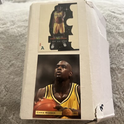 Chris Webber Rookie RC 1993-94 Classic Draft Acetate  Basketball Card + insert 