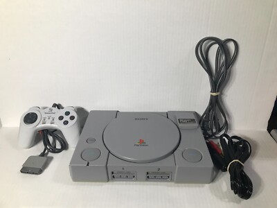 Sony PlayStation 1 PS1 Console Gray (SCPH-9001) Complete W/ Cables M.C & Control
