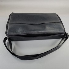 Faux soft Leather Portable Black 30 Cassette Tape Storage Case Holder Carrier