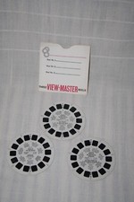 VIEWMASTER Rudolph the RED NOSED Reindeer 1955 3 REEL SET B870 Sawyers Sleeve