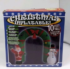 10ft Christmas Inflatable Outdoor Decoration Inflatable Yard 10ft Green Arch