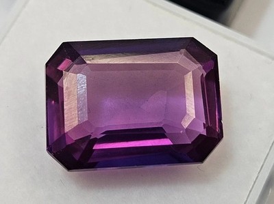 Shinny Purple Pink Sapphire Emerald Cut 7-9 Ct Loose CERTIFIED Quality Gemstone