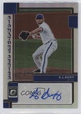 2022 Panini Donruss Optic Signature Series Holo Prizm AJ Alexy Auto 0it8
