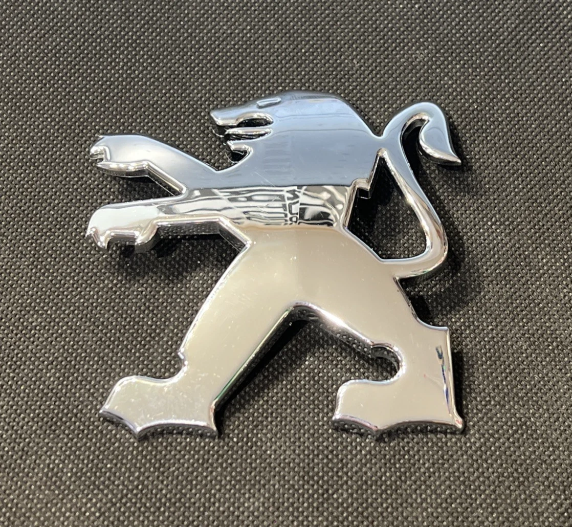 Badge Emblème Ancien Peugeot - Logo Métal Pour Carrosserie - Pièce D'origine PSA