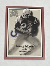 2000 Fleer Greats of the Game Football #25 - Lenny Moore - Baltimore Colts