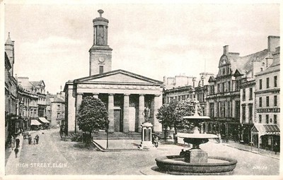 ELGIN HIGH STREET - POSTKARTE
