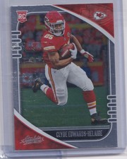 2020 PANINI ABSOLUTE CLYDE EDWARDS-HELAIRE RC KANSAS CITY CHIEFS #118