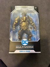 McFarlane Toys Gorilla Grodd Action Figure DC Multiverse Black Gold Plastic
