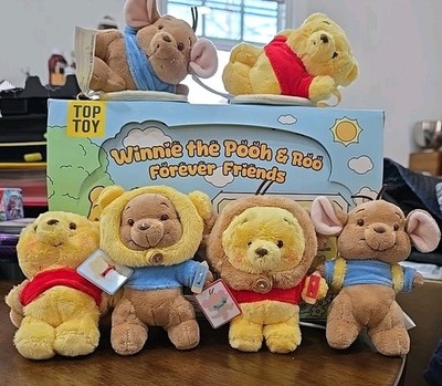 TOPTOY WINNIE the POOH & ROO FOREVER FRIENDS keychain plush pendants