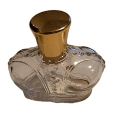 Vintage Prince Matchabelli Wind Song Clear Empty 1 oz. Perfume Bottle