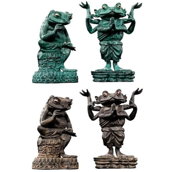 彫刻・オブジェ [ASAGAYA_006] Bandai Art in Gashapon Frog Maitreya Bodhisattva Ashura Statue 4