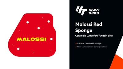 Malossi Red Sponge Luftfilter Für Generic Ideo 50 – Sportluftfilter Aus Feuerfestem Schaumstoff