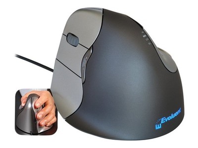 Evoluent VerticalMouse 4 Left Maus Für Linkshänder Laser, 6 buttons,