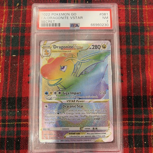 Dragonite VSTAR graded PSA 7 for sale on eBay