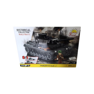 #ad Cobi 2289 PANZER III Ausf. J Tank World War II 1:35 DMG BOX $52.99