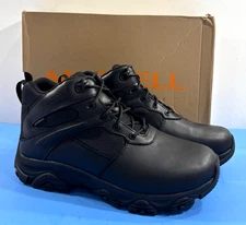 NIB 11.5 W MENS MERRELL MOAB 3 RESPONSE TACTICAL MID WP BOOTS J003917W BLACK