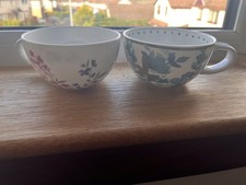 Pair Bone China Mugs, Portobel…