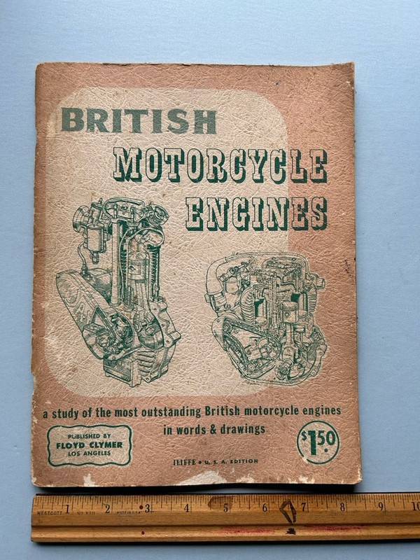 British Motorcycle Outstanding engines By Floyd Clymer 1950-60