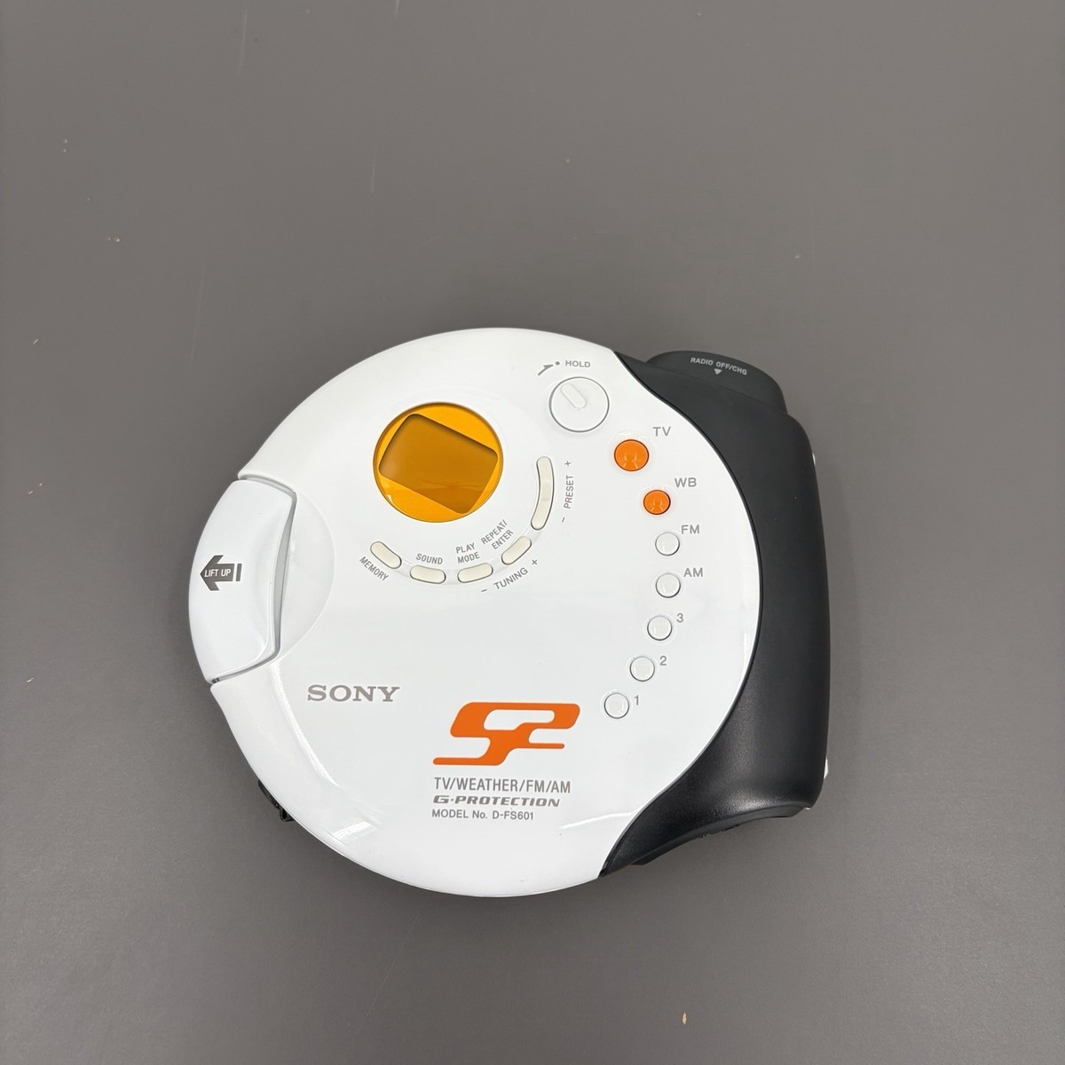 Sony S2 Sports Walkman Portable CD Player Weather/AM/FM Radio W