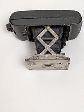 Vintage Univex AF-4 Folding Miniature Camera Black 00 Roll Film USA Art Deco