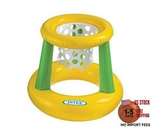 Intex - Floating Hoops 3, Incl Inflatable Pool Hoop and Basketball
