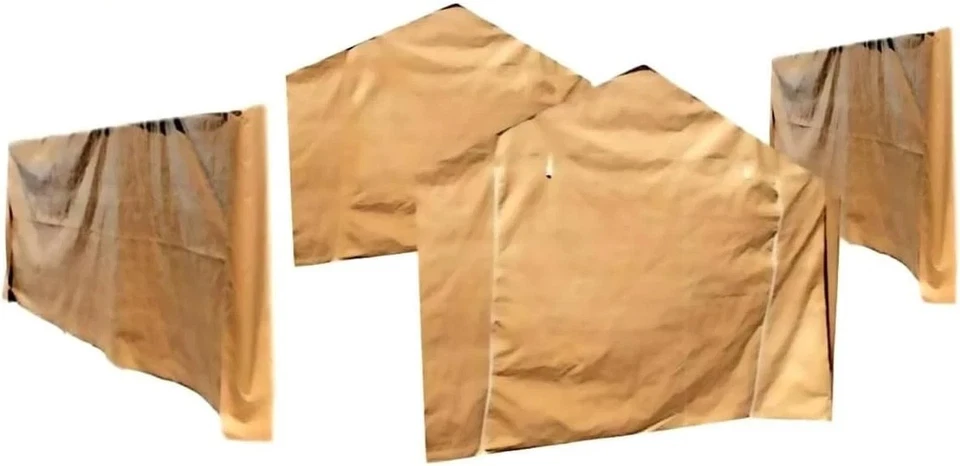 DAY STAR SHADES 12X20 Canopy Side Wall Set Solid Tarps 4 pc kit (Tarps Only) OR - Front Panel