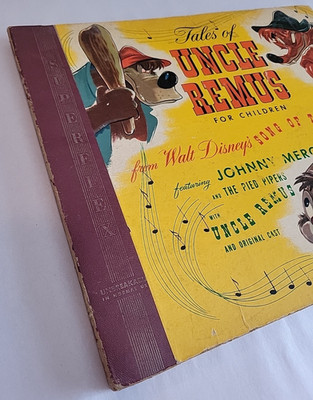 VTG 1947 Tales of Uncle Remus ''Song of the South'' 78RPM Superflex Walt Disney