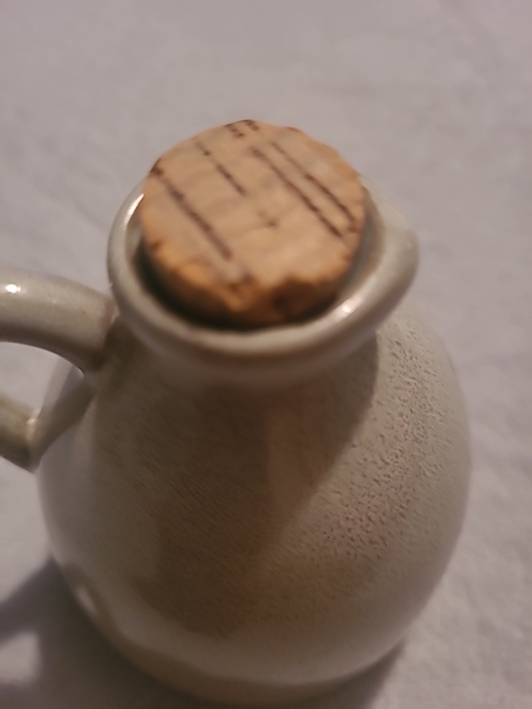 Vintage Prestige Place American Folk Art Museum Pottery Triangle Stoneware Jug