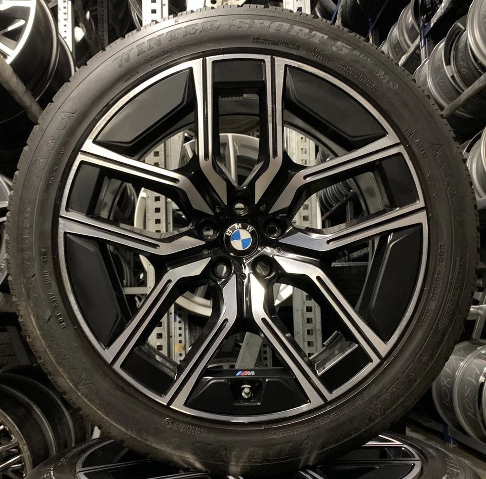 4x Orig BMW Winterräder Styling 907 M 255/45 R20 105V 7er G70 i7 5A19DE8 3500 - Bild 2 von 4