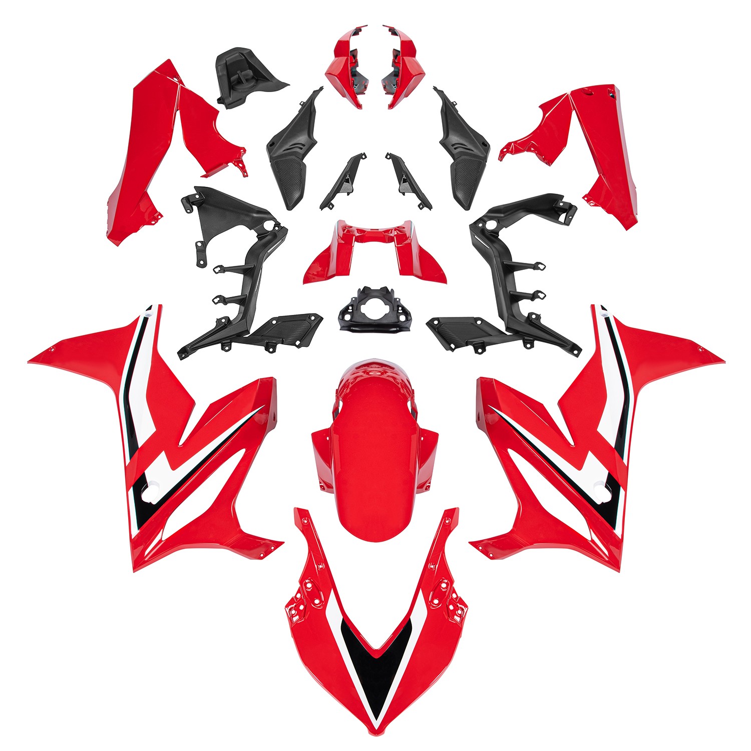 Injection Molding ABS Bodywork Panel Fairing Kit For Honda CBR650R 2021-2023