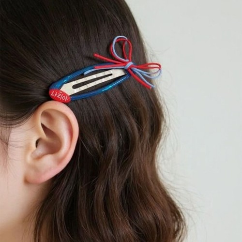Trendy Openwork Bows Clip For Women Combining Unique Hues And Gloss Lacquer - Picture 3 of 8