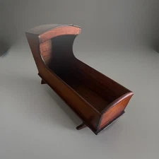 Antique American Domed Hood Doll’s Cradle, C 1820