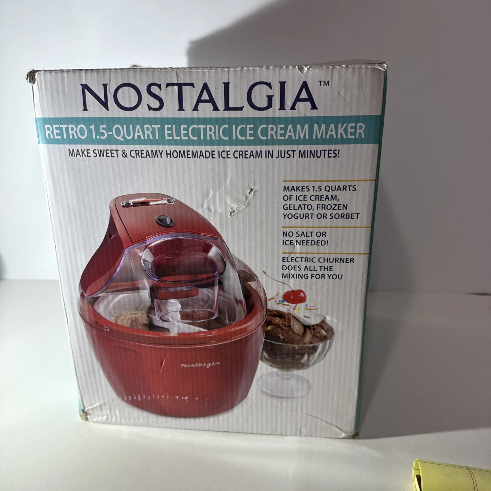 nostalgia ice cream maker
