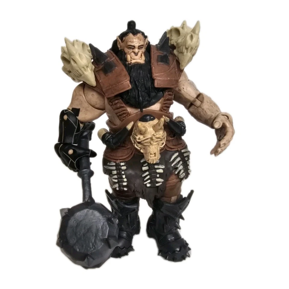 Lote de figuras de acción World of Warcraft Durotan Blackhand Orc 6" pulgadas Jakks Pacific  Foto 2 de 4