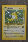 Pokémon TCG Raichu Base Set Holo Rare Card 14/102 Vintage WOTC LP