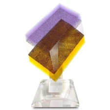 Shlomi Haziza, Acrylic Sculpture, Hand Signed with Letter of Authenticity.