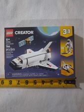 LEGO Creator 3-in-1 Space Shuttle 31134 Complete Set 144 pcs Age 6
