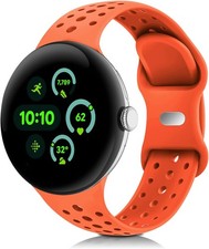 Silicone Soft Strap for Google Pixel Watch 41mm 45mm Compatibility