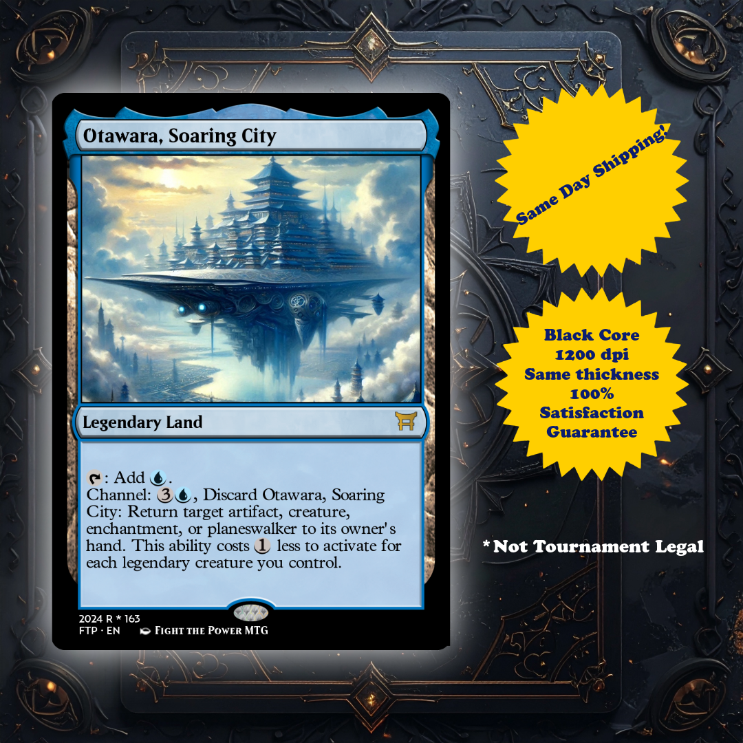 Otawara, Soaring City - High Quality Custom Art Playtest card for