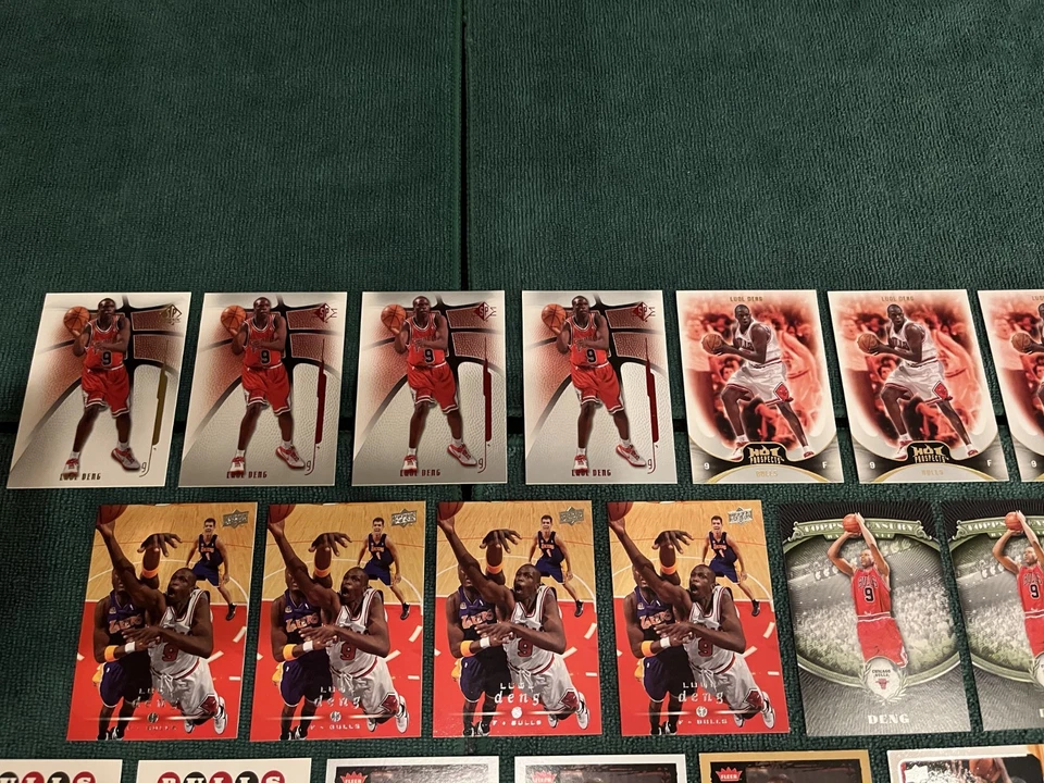 LUOL DENG LOT of 34 2008-09 cards BULLS TOPPS TREASURY UD FLEER SP BOWMAN - Image 2 of 4
