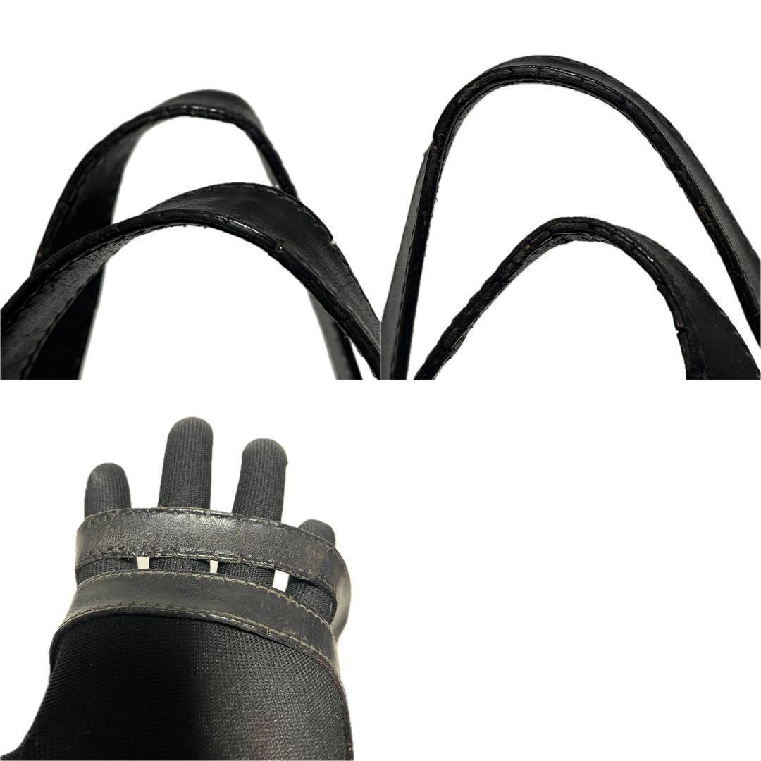 GUCCI Leather Shima Tote Bag Black Authentic Women's Fashion thumbnail 9