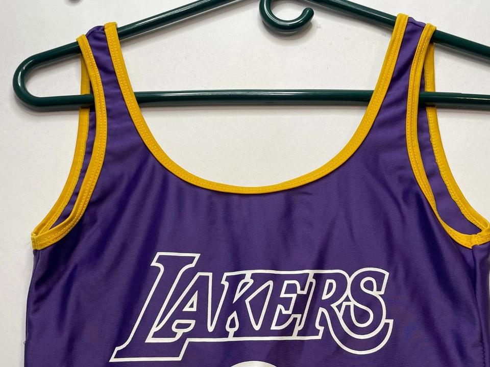 NBA LA Lakers traje de baño mujer cuerpo de baño mediano 1 pieza Los Angeles púrpura Foto 4 de 4