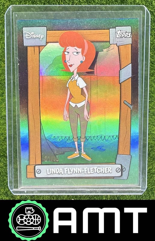 Linda Flynn-Fletcher 2026 Topps Disney Neon Black 1/10 Phineas & Ferb #P&F-7